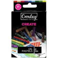 Croxley Create 8mm Oil Pastels Round 12's